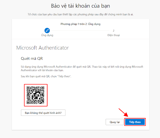 cai dat bao mat tai khoan microsoft 365 bằng Microsoft Authenticator