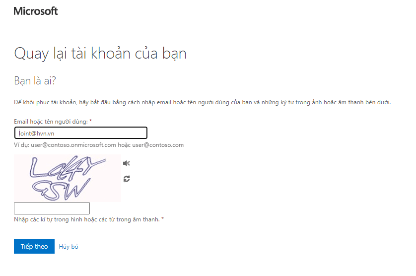 xác minh tài khoản