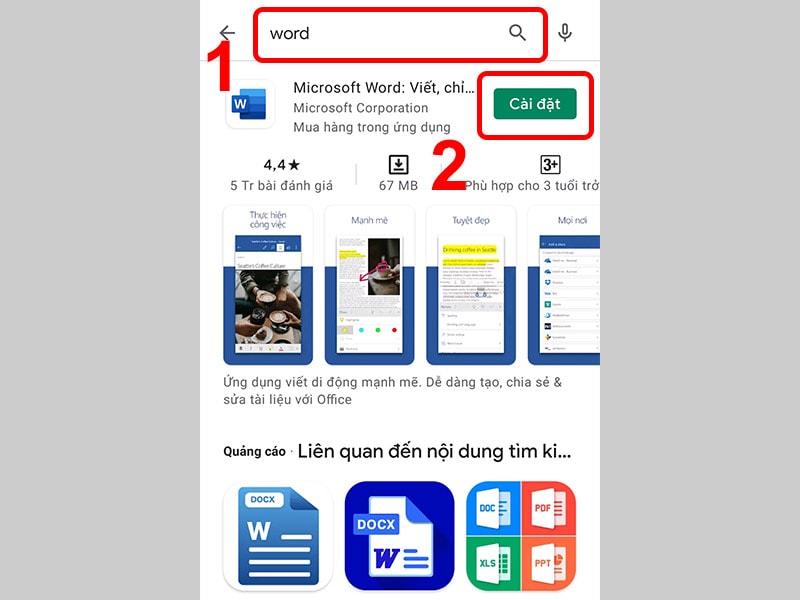 cài đặt microsoft điện thoại