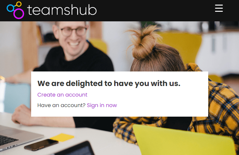 đăng ký teams hub