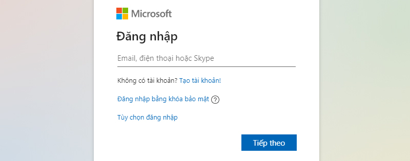 Tìm địa chỉ email của tôi khi quên địa chỉ đăng nhập