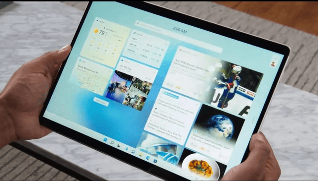 Trải nghiệm Widget toàn màn hình trên Windows 11