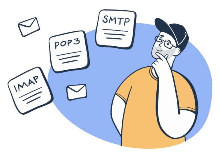 mối liên hệ giữa pop3 imap và smtp