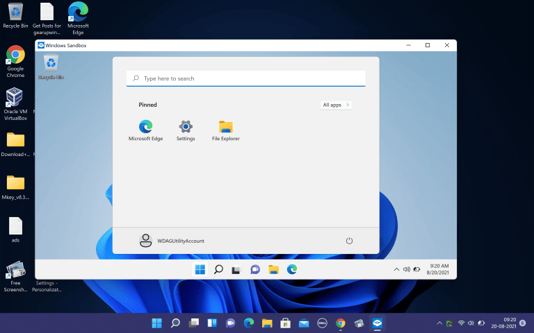 windows 10 sandbox