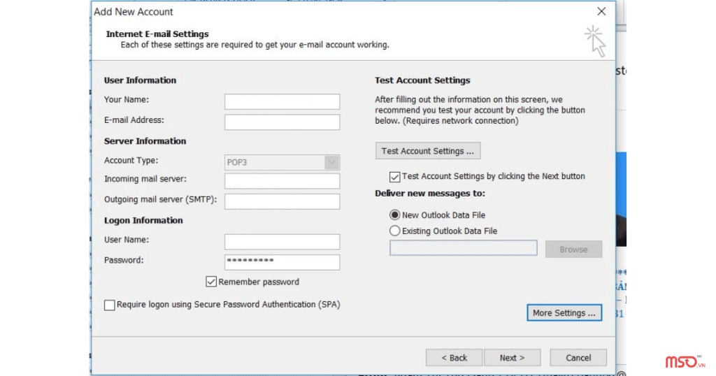 bước 5 office 365 log in outlook