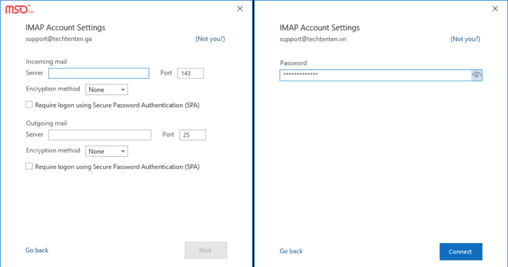 bước 5 cài đặt cấu hình office 365 log in outlook