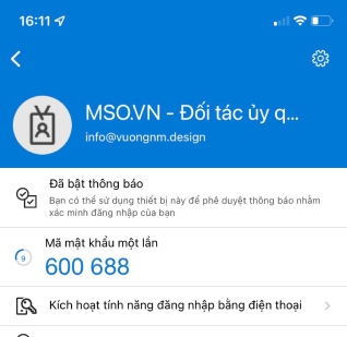 Hoàn tất xác nhận