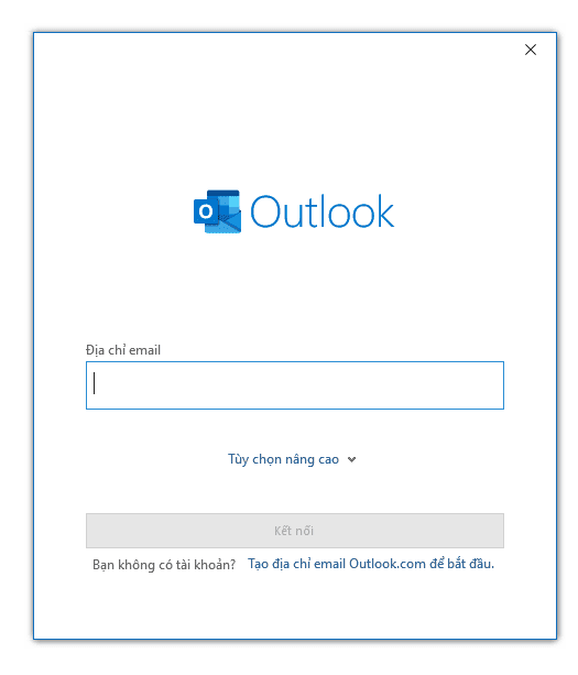 đăng nhập outlook mail