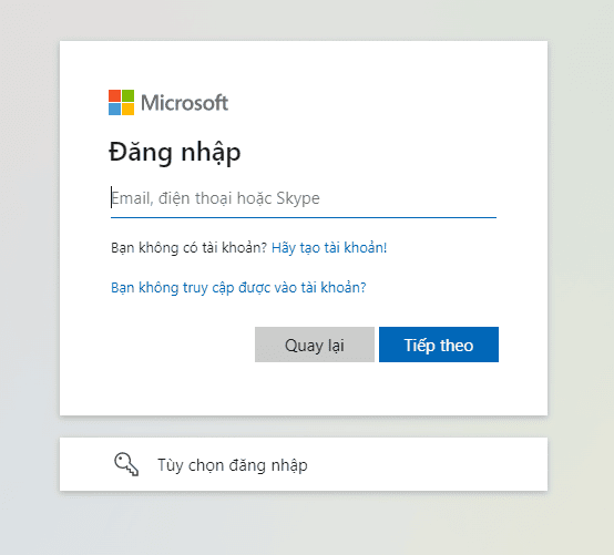 nhập mật khẩu đăng nhập