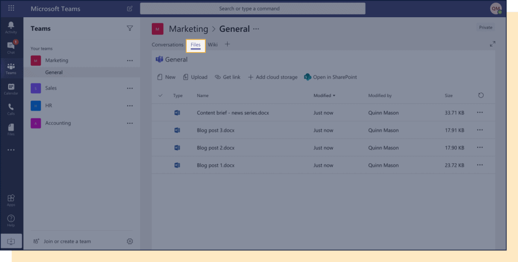tích hợp office 365 teams và sharepoint