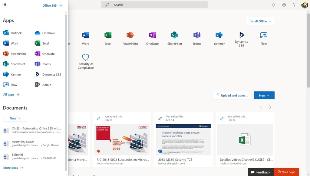 sử dụng office 365 online