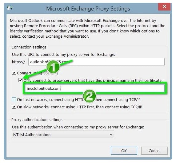 kết nối máy chủ proxy