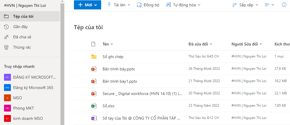 mở onedrive sử dụng