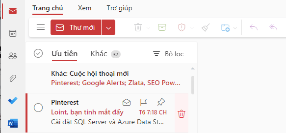tạo thư mới