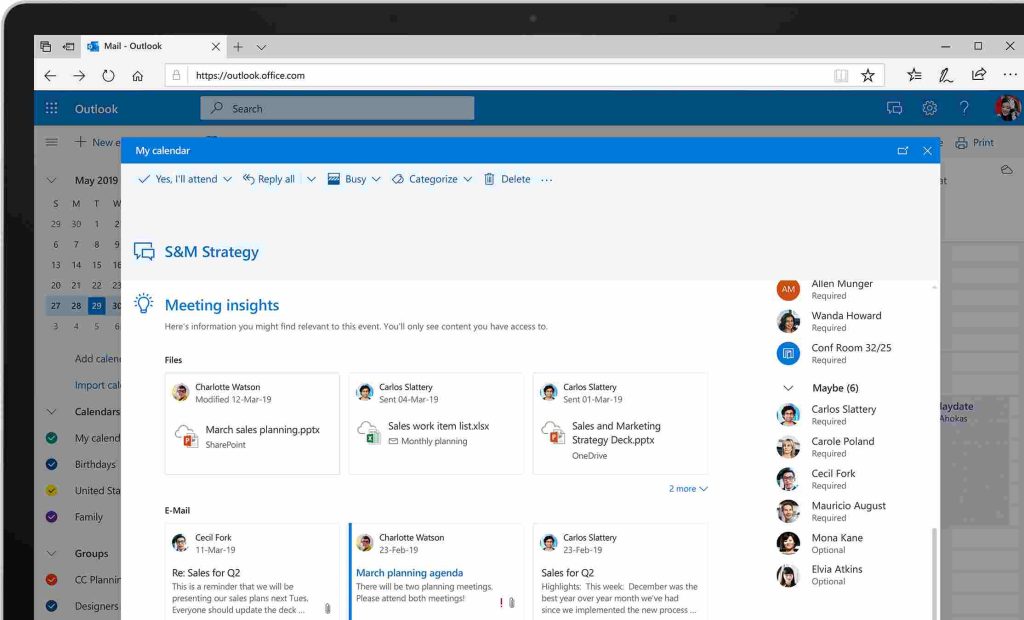 ưu điểm webmail outlook