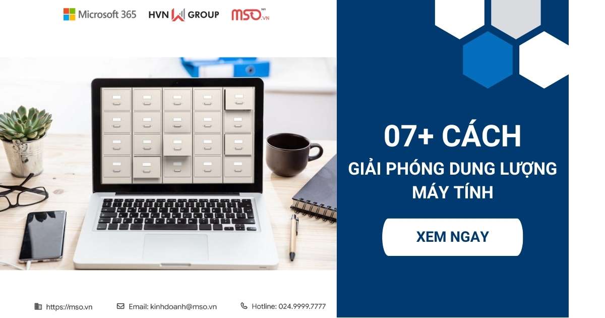 07 cách giải phóng dung lượng