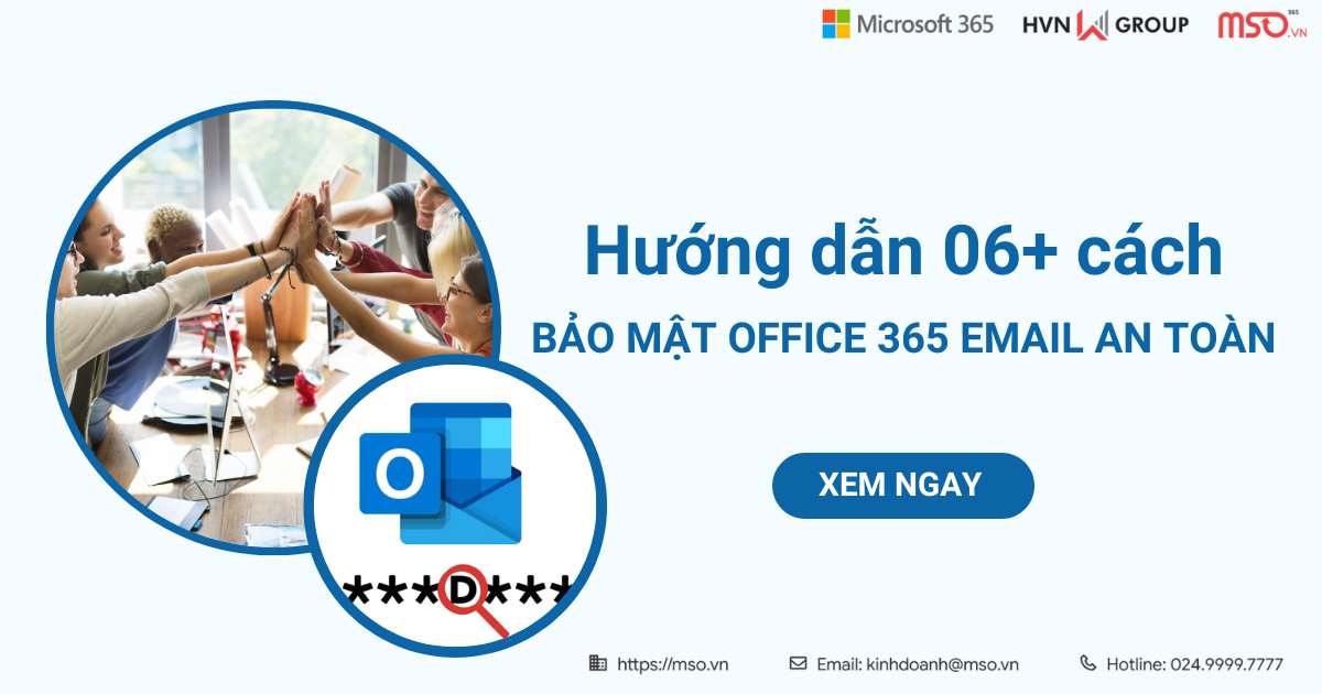 bảo mật office 365 email an toàn