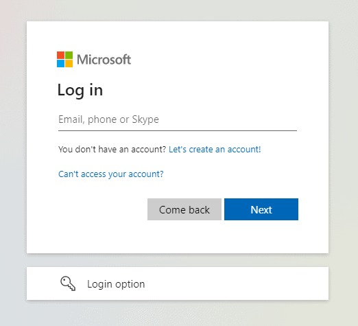 đăng nhập windows 365
