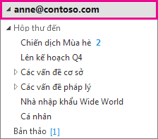 kiểm tra dung lượng outlook