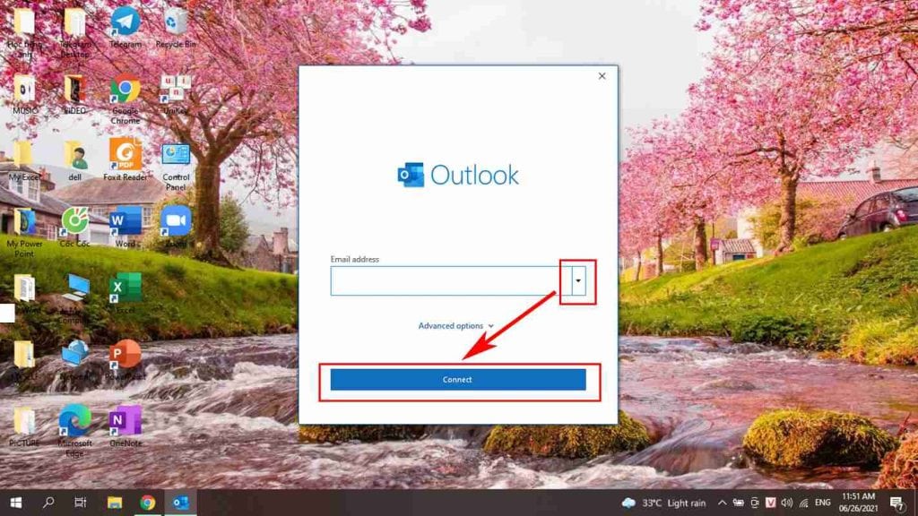 nhập địa chỉ email