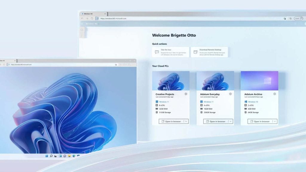 sử dụng windows 365