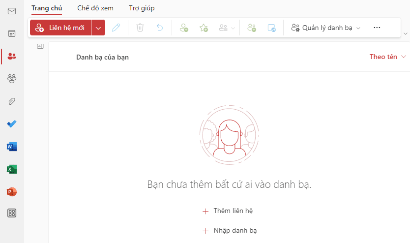 tạo liên hệ mới