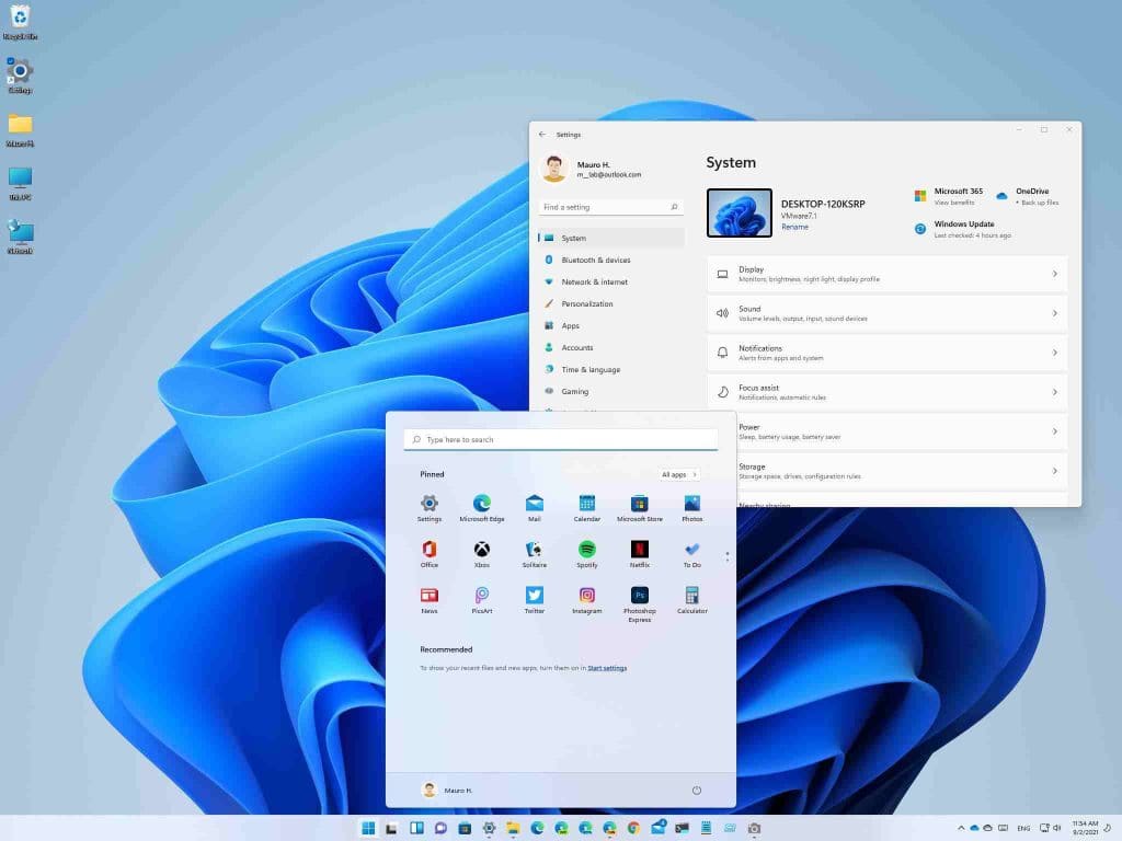 windows 11 settings