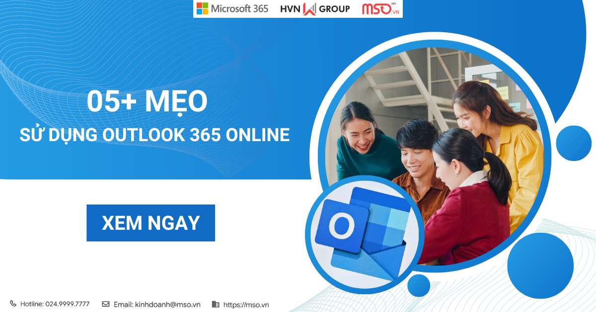 sử dụng outlook 365 online