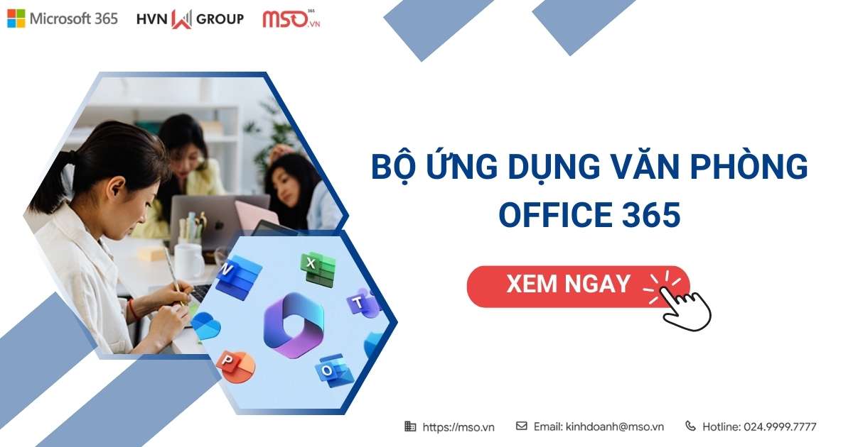 bộ ứng dụng văn phòng office 365