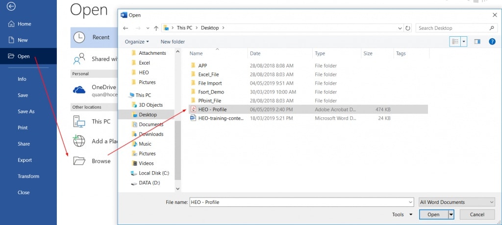 sửa file pdf