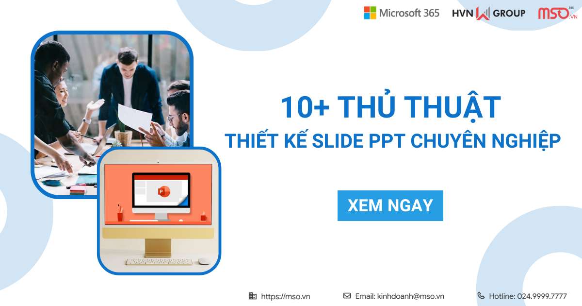 10 thủ thuật thiết kế slide powerpoint