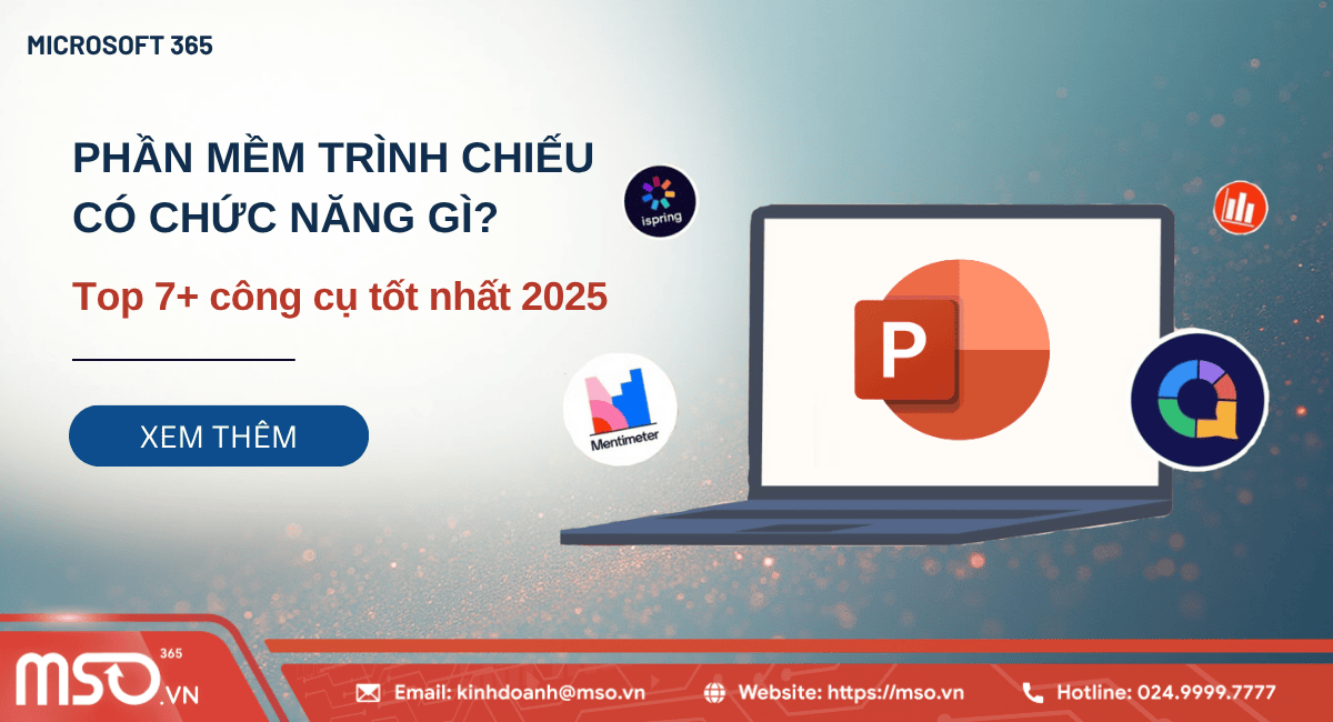 phần mềm trình chiếu có chức năng gì