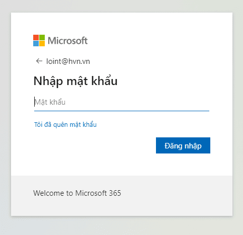 đăng nhập microsoft 365 online