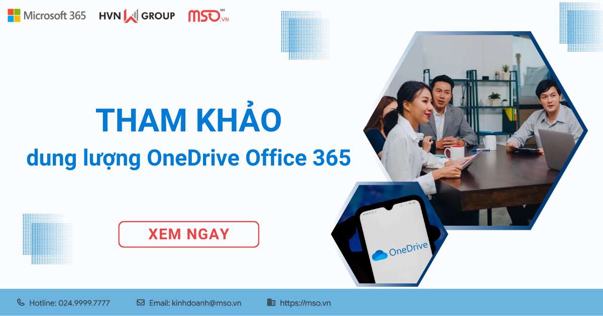 dung lượng onedrive office 365