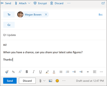 gưỉ thư outlook web