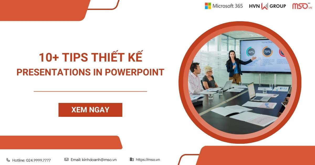 tips thiết kế ấn tượng với presentations in powerpoint