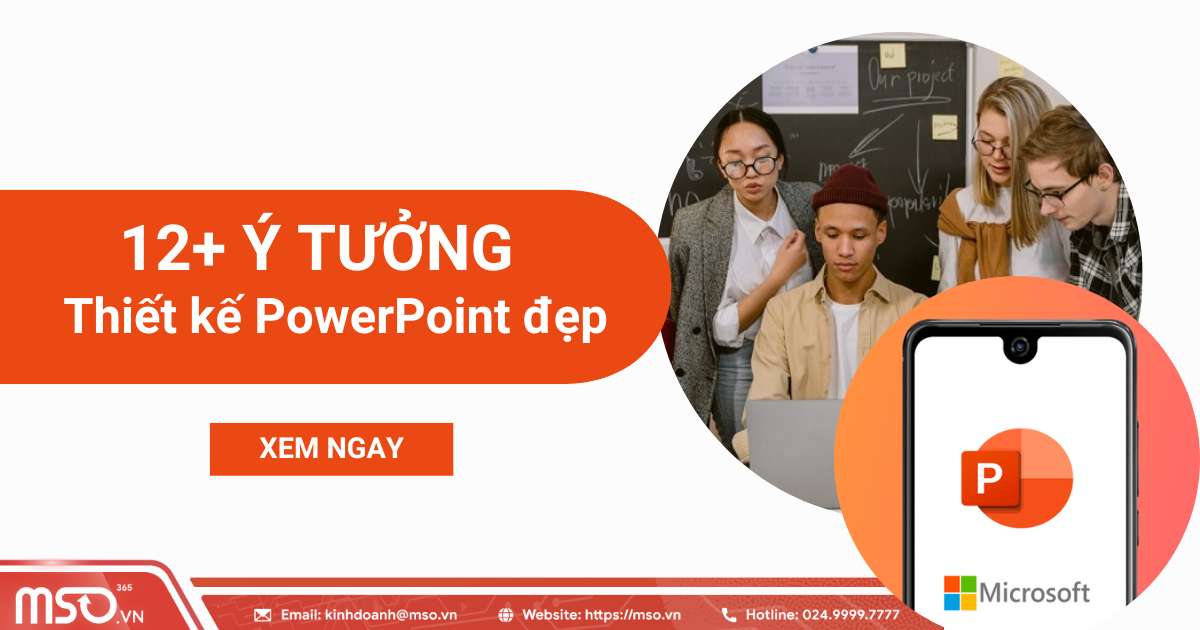 12 ý tưởng thiết kế mẫu powerpoint đẹp