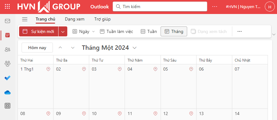 thêm lịch
