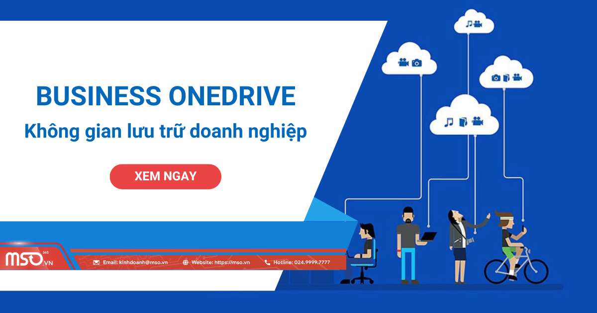 business onedrive không gian lưu trữ doanh nghiệp