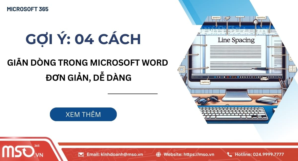 Cách giãn dòng trong word