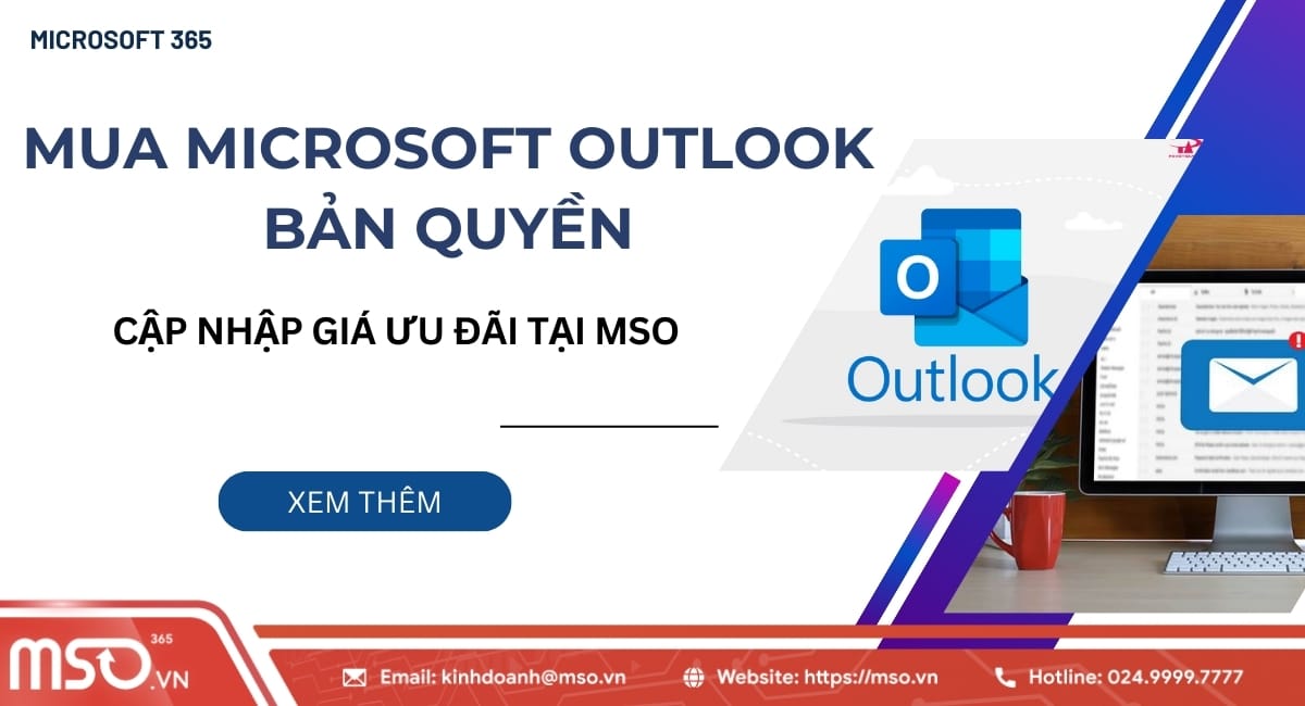 Mua outlook bản quyền
