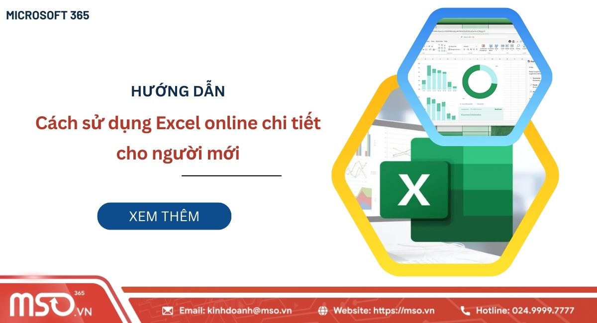 Hướng dẫn sử dụng Excel Online chi Tiết Nhất