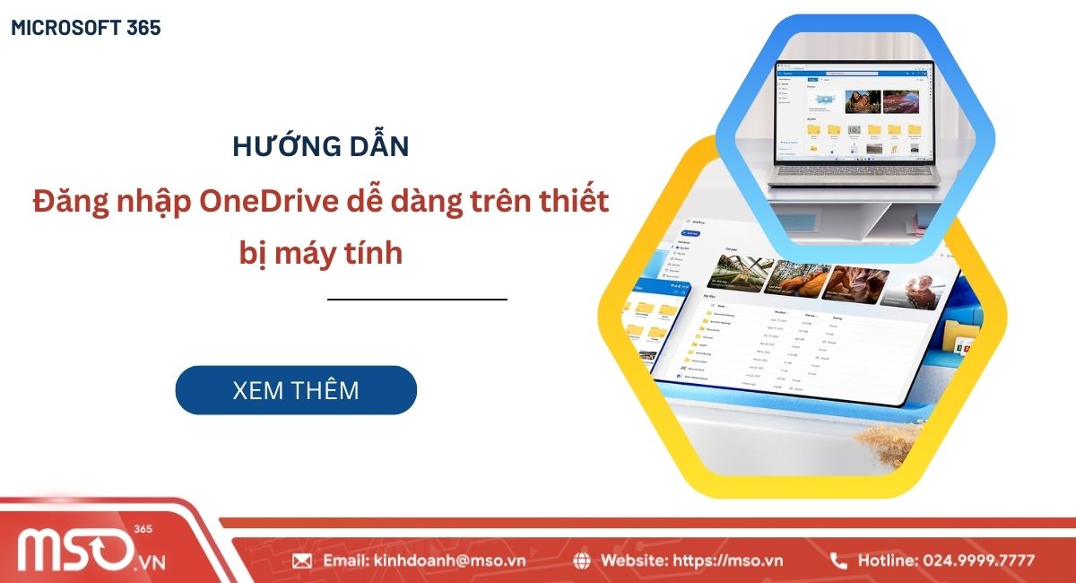 Hướng dẫn đăng nhập Onedrive dễ dàng