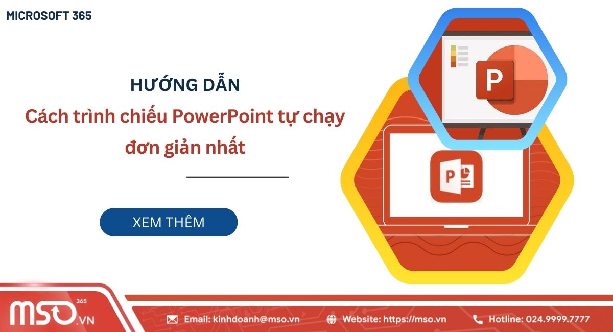 Cách trình chiếu Powerpoint tự chạy