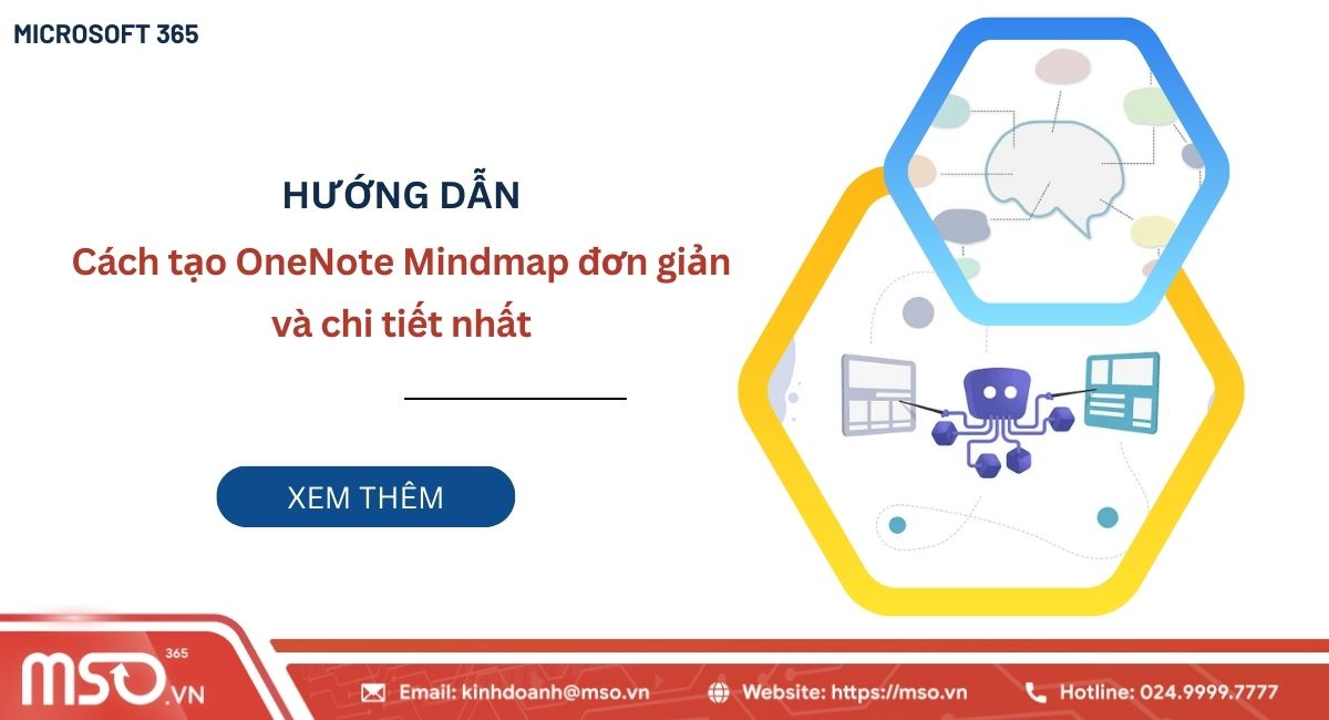 Cách tạo Onenote mindmap chuyên nghiệp
