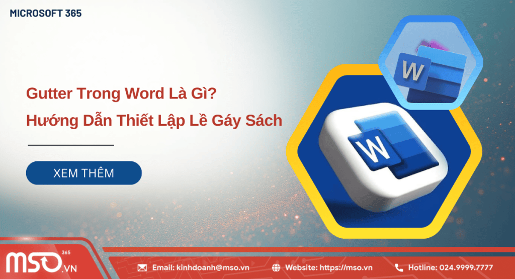 gutter trong word là gì