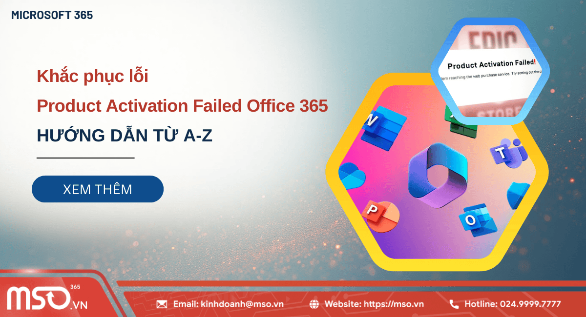 lỗi product activation failed
