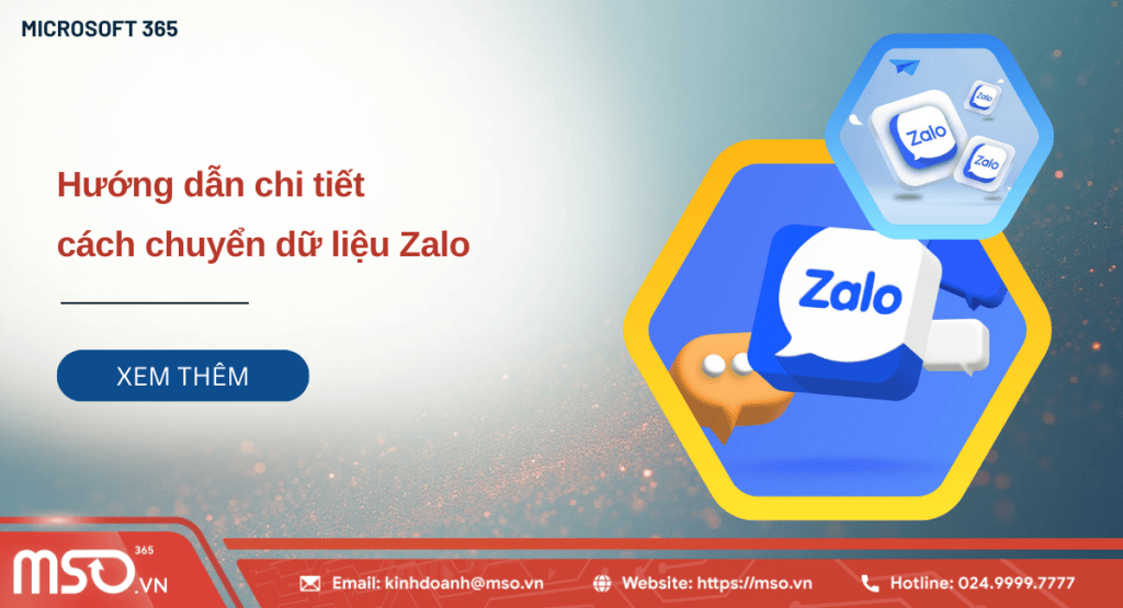 cách chuyển dữ liệu zalo sang máy mới